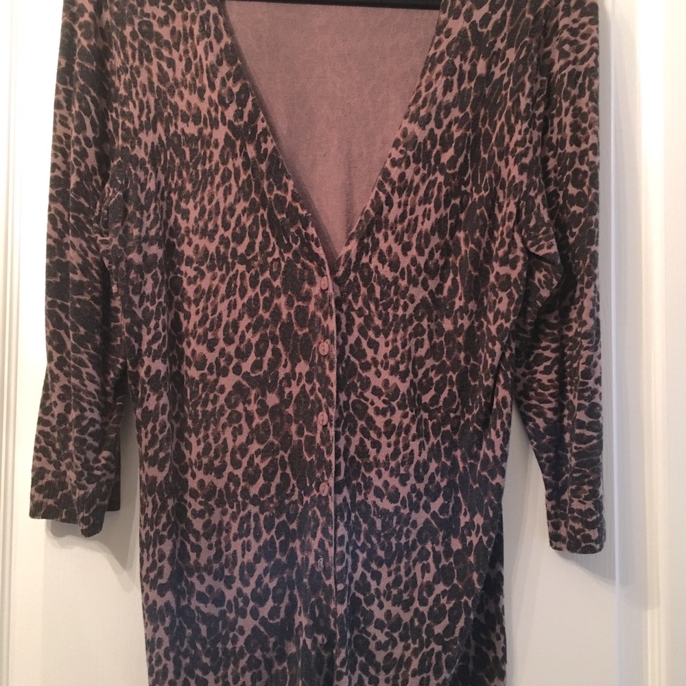 Leopard cardigan